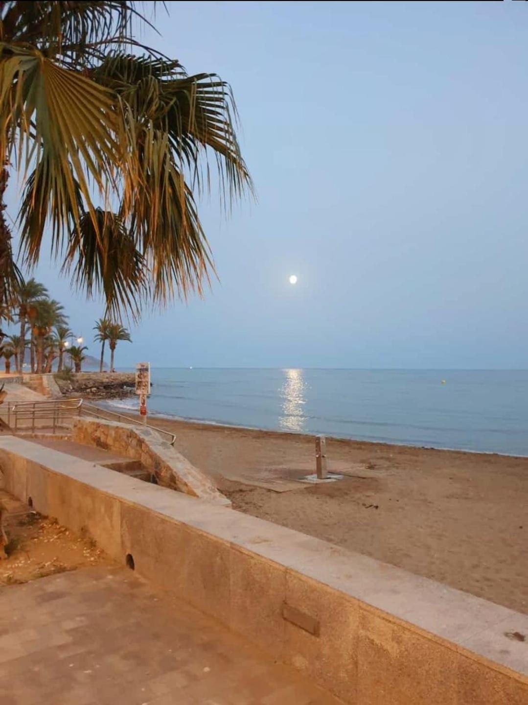 Vistas Al Mar Desde La Playa De El Rihuete En Puerto De Mazarron Lejlighed Eksteriør billede